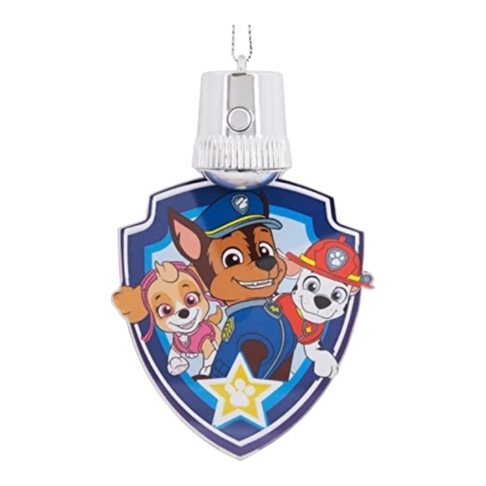 Hallmark Christmas Ornament Paw Patrol Chase, Skye, Marshall with Light NWT